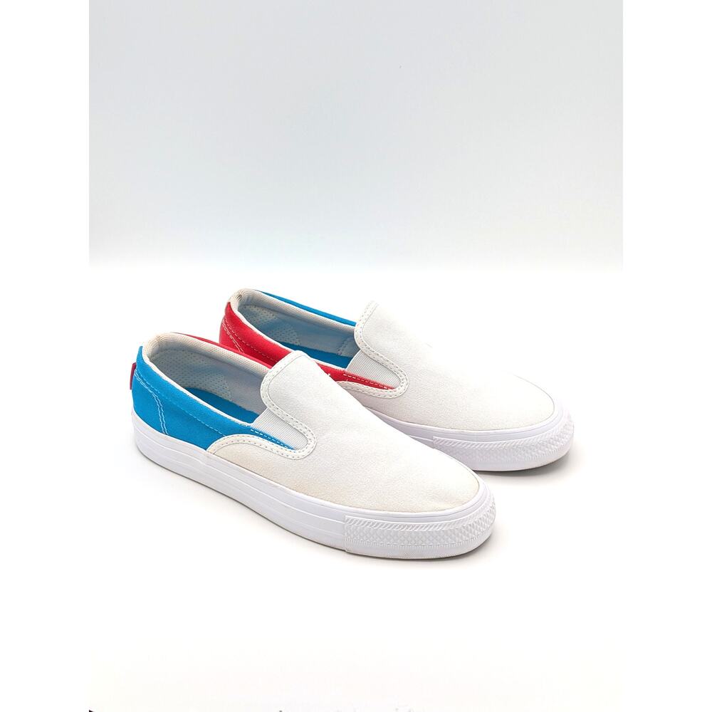 Converse CTAS Double Gore Slip Canvas Sneakers Womens 8.5 Retro Skater Preppy